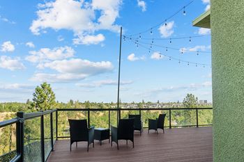 The broadmoor apartments in spokane, washington community patio balcony